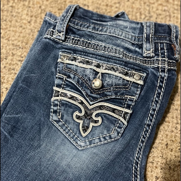 Rock Revival bootcut jean sz 26 - Picture 3 of 9